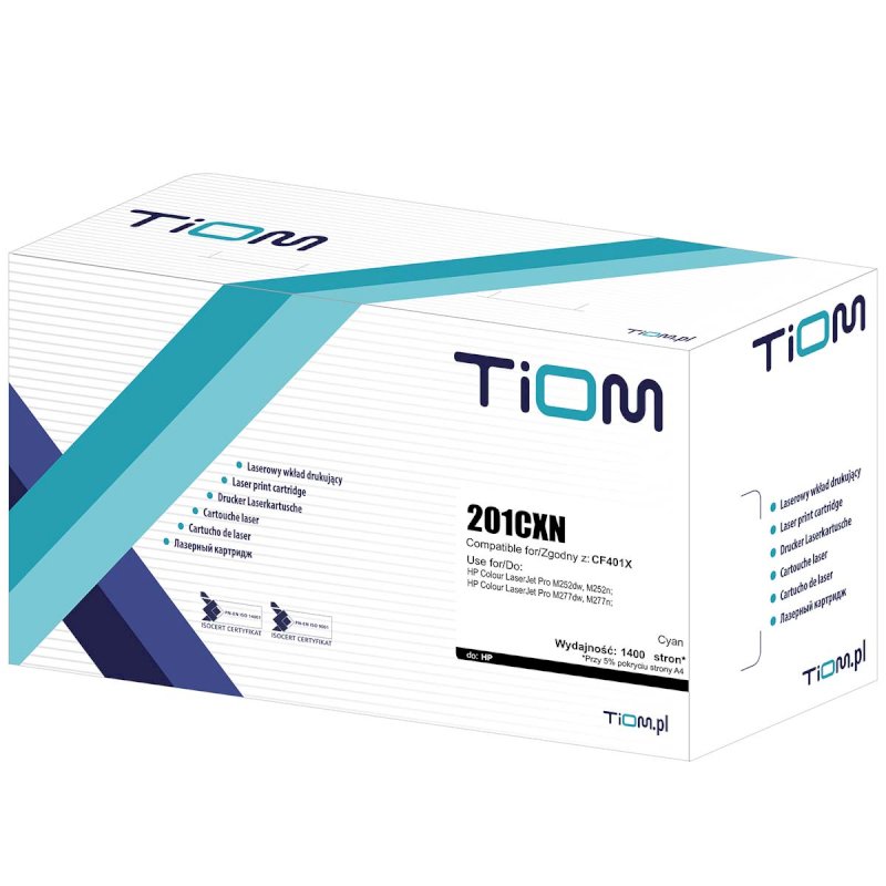 Toner Tiom do HP 201CXN | CF401X | 2300 str. | cyan  