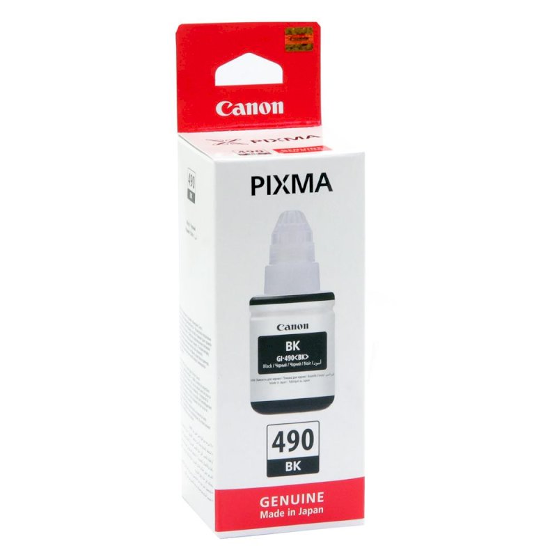 Tusz Canon GI-490 do Canon  PIXMA G1400/G2400/G3400 | 135ml | black  
