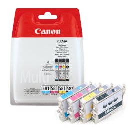 Tusz Canon CLI-581 CMYK  do Pixma TR8550/TS6150 | 4 x 5,6ml | CMYKTusz Canon CLI-581 CMYK  do...