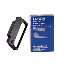 Taśma Epson  ERC-38  do drukarek z  serii  TM/TMU 3xx |   blackTaśma Epson  ERC-38  do...