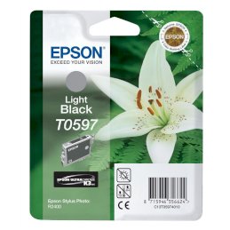 Tusz  Epson T0597  do Stylus Photo  R2400 | 13ml I   light blackTusz  Epson T0597  do...