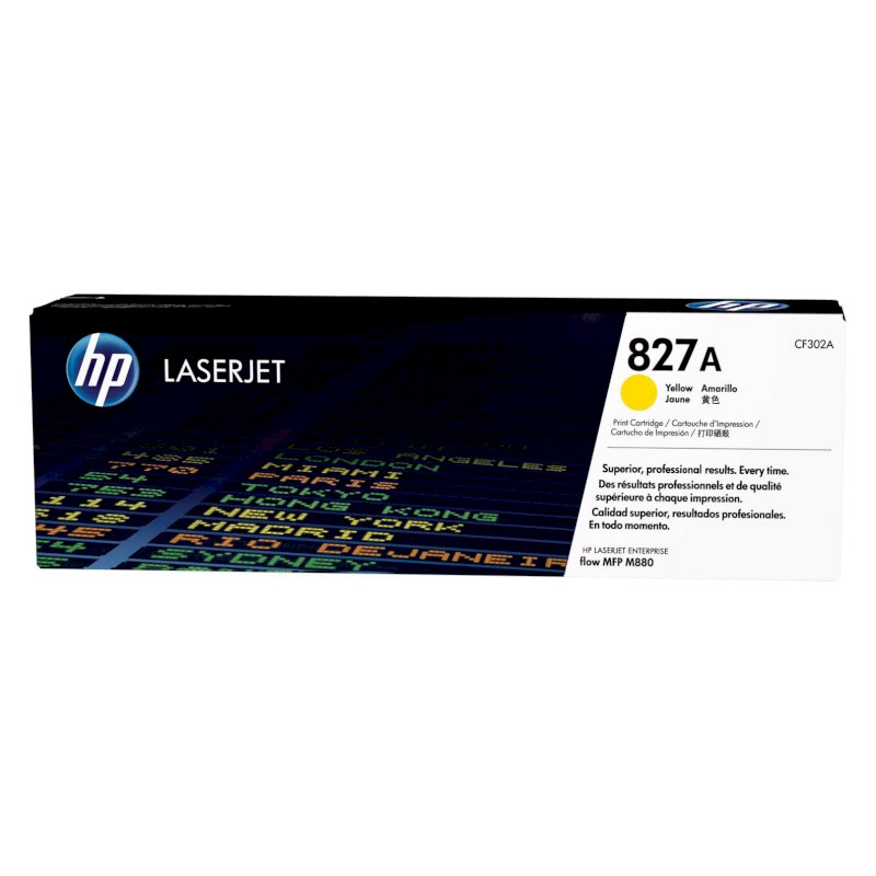 Toner HP 827A do LaserJet Enterprise Flow M880 | 32 000 str. | yellow  