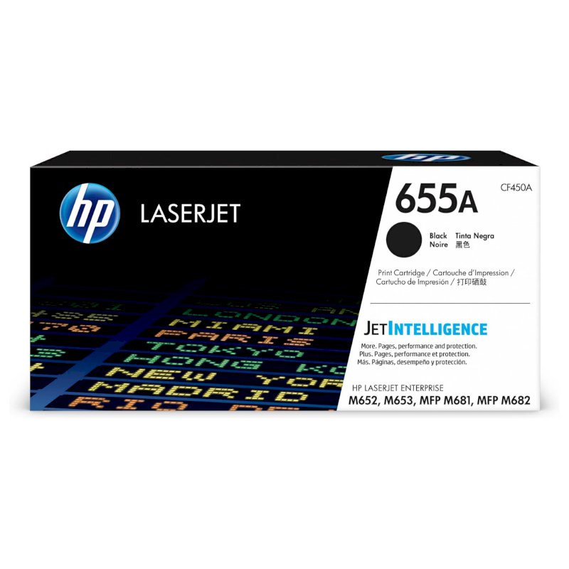Toner HP 655A do Color LaserJet Enterprise M653/M681/M652 | 12 500 str. | black  