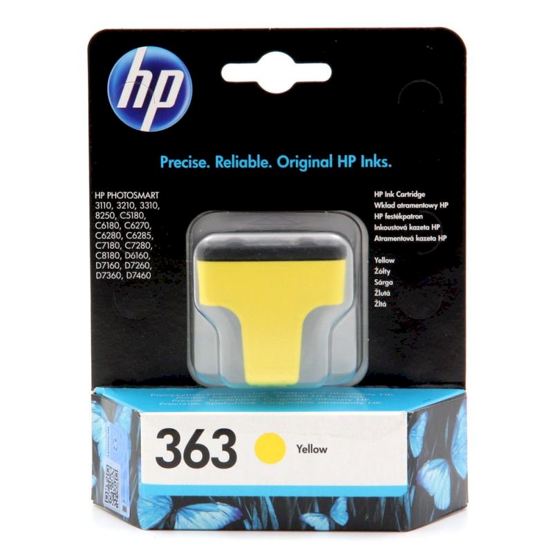 Tusz HP 363 Vivera do Photosmart 3210/3310/8250 | 400 str. | yellow  