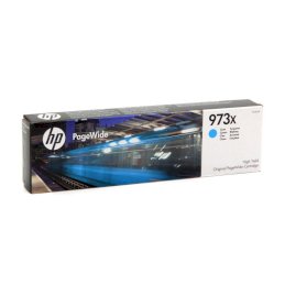 Tusz HP 973X do PageWide Pro 452DW/DWT, 477DW/DWT | 7 000 str. | cyanTusz HP 973X do PageWide...