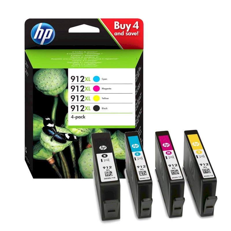 Tusz HP 912XL do OfficeJet Pro 801*/802* | 825 str. | CMYK  