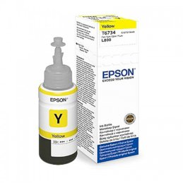 Butelka z  tuszem  Epson T6734  do L800 | 70ml |  yellowButelka z  tuszem  Epson...