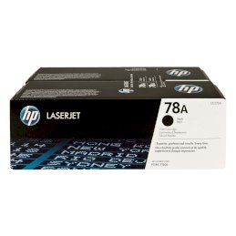 Zestaw dwóch tonerów HP 78A do LaserJet Pro 1566/1606 | 2 x 2 100 str. | blackZestaw dwóch tonerów HP 78A...