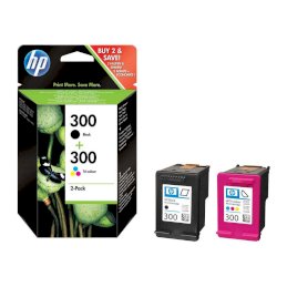 Zestaw dwóch tuszy HP 300 do Deskjet D1660/2560/5560 | 200(BK), 165(COL) | CMY/KZestaw dwóch tuszy HP 300...