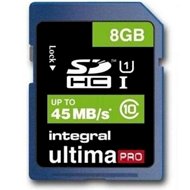 Integral karta pamięci SDHC 8GB CLASS 10 - transfer do 45Mb/s