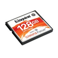 Kingston karta pamięci  CompactFlash Canvas Focus | 128GB | UDMA7 VPG-65Kingston karta pamięci...