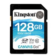 Kingston karta pamięci SDXC Canvas Go CL10 U3 V30 | 128 GB | 90 MB/s R 45 MB/s WKingston karta pamięci SDXC...
