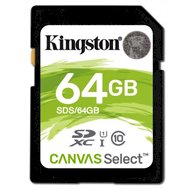 Kingston pamięć SDXC Canvas Select CL10 UHS-I | 64 GB |Kingston pamięć SDXC Canvas...