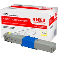 Toner Oki do C301/321/ MC342/MC332 | 1 500 str. | yellowToner Oki do C301/321/...