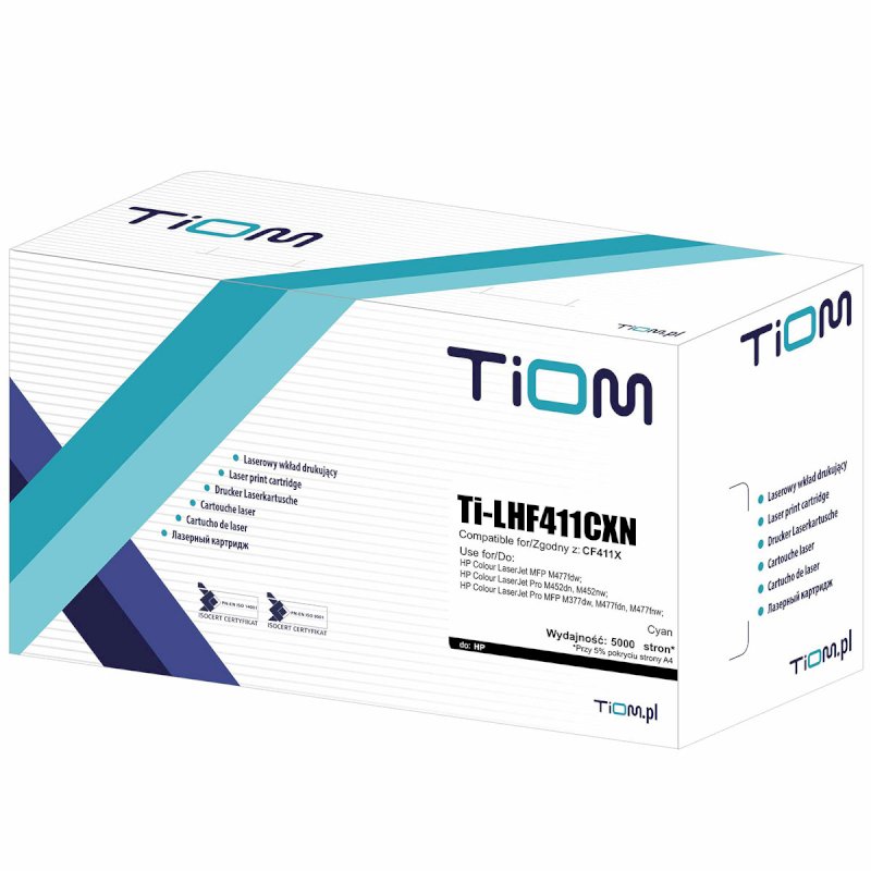 Toner Tiom do HP 411CXN | CF411X | 5000 str. | cyan  