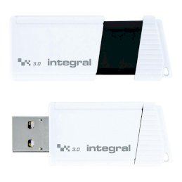 Integral pamięć Turbo USB3.0 | 64GB | white /390MB/s* Read / 95MB/s* WriteIntegral pamięć Turbo...