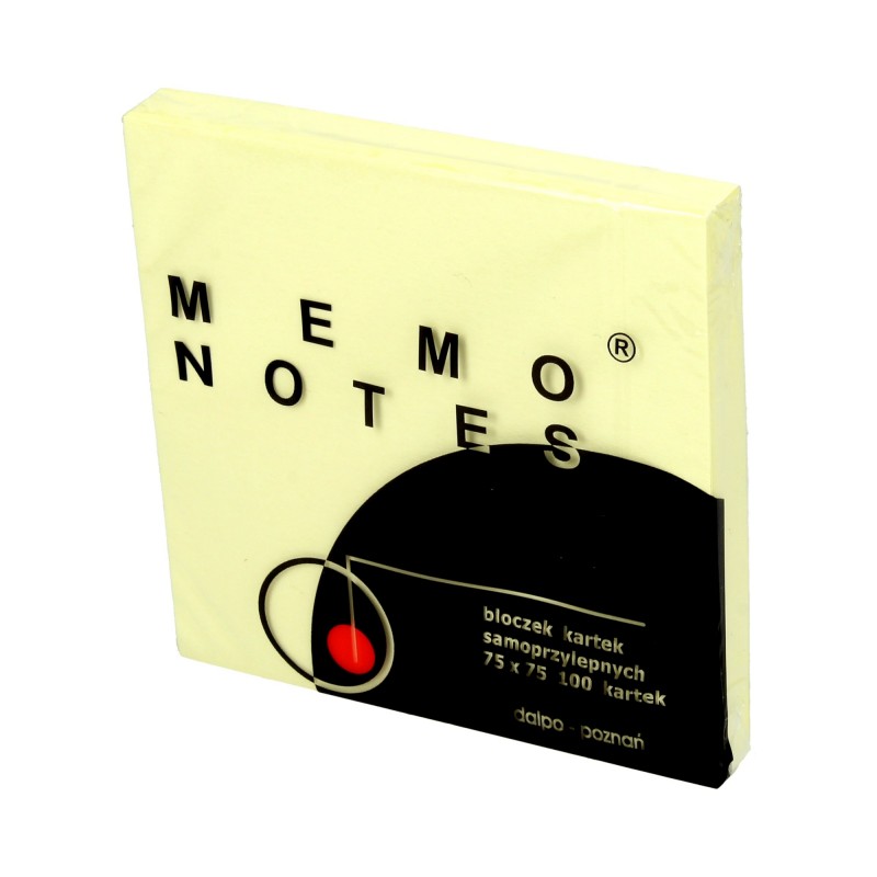 Notes samoprzylepny 75x75 (1) żółty 100k DALPO  